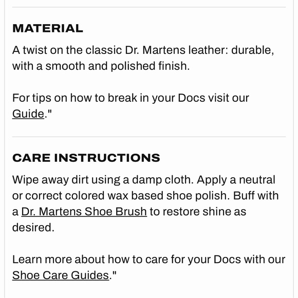 Size 7 Dr. Martin 8053 LEATHER PLATFORM CASUAL Shoes. - Picture 9 of 9